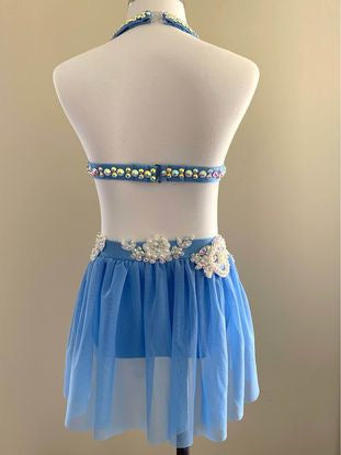 Blue 2 Piece Lyrical Size 6