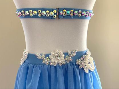 Blue 2 Piece Lyrical Size 6