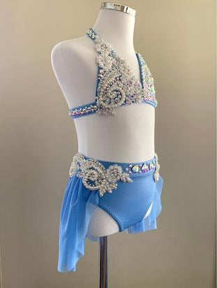 Blue 2 Piece Lyrical Size 6