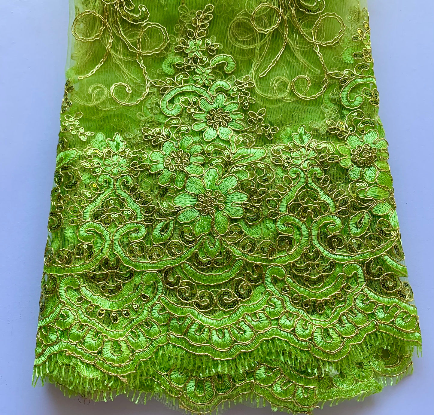 Rani Lace - Lime Green