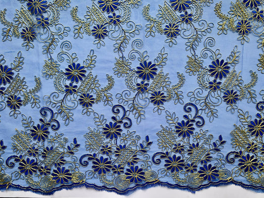 Topaz Lace - Royal Blue