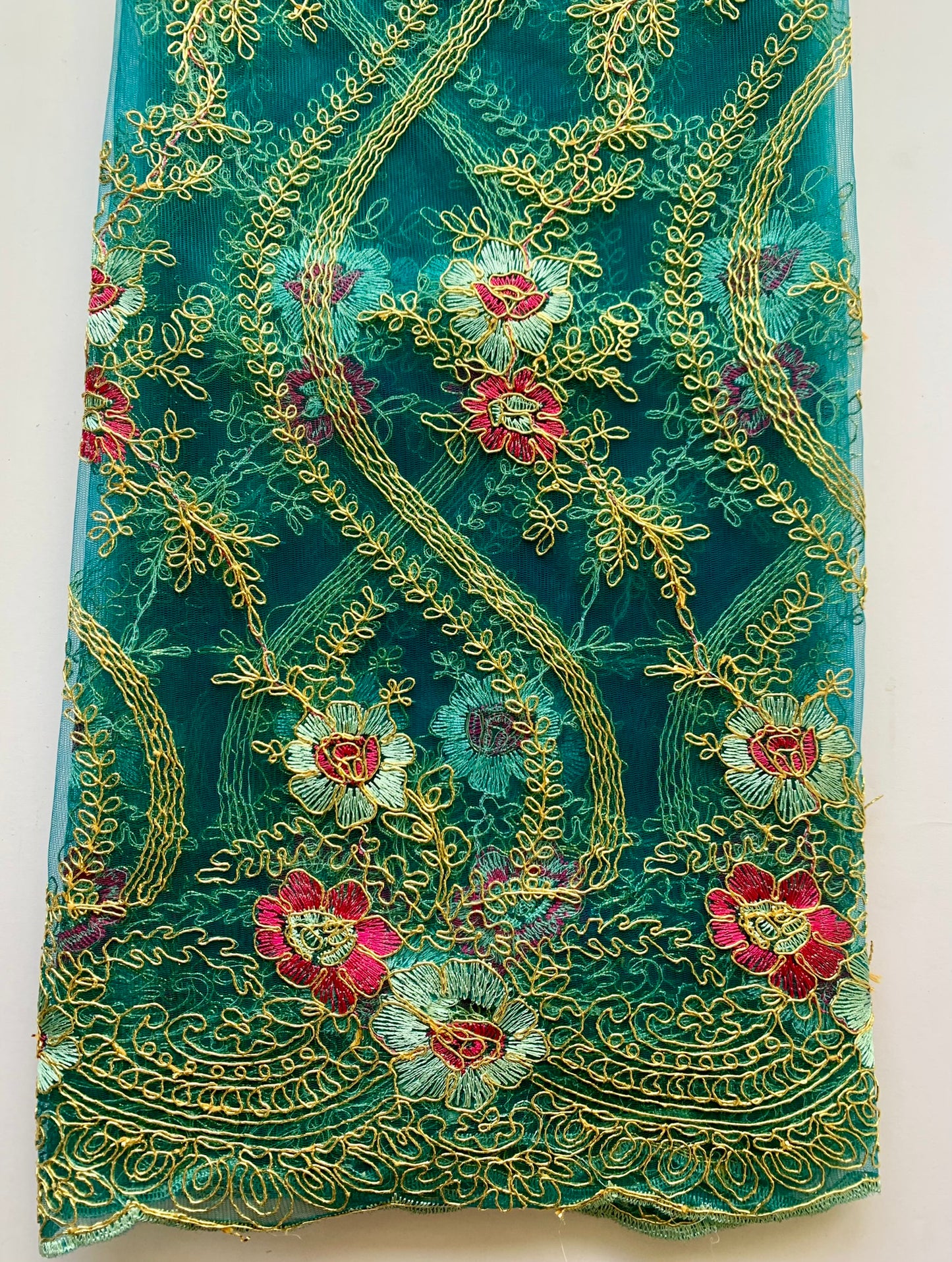 Audrey Lace -Teal