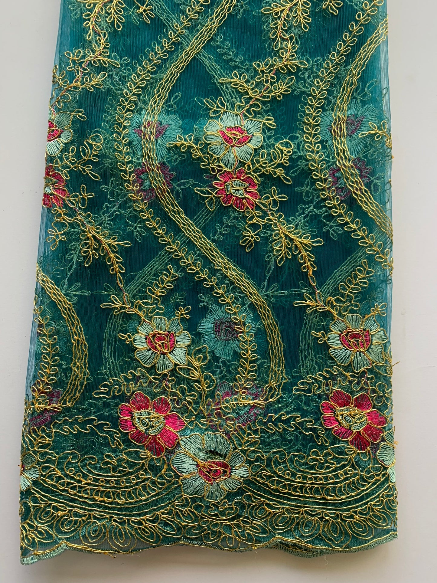 Audrey Lace -Teal