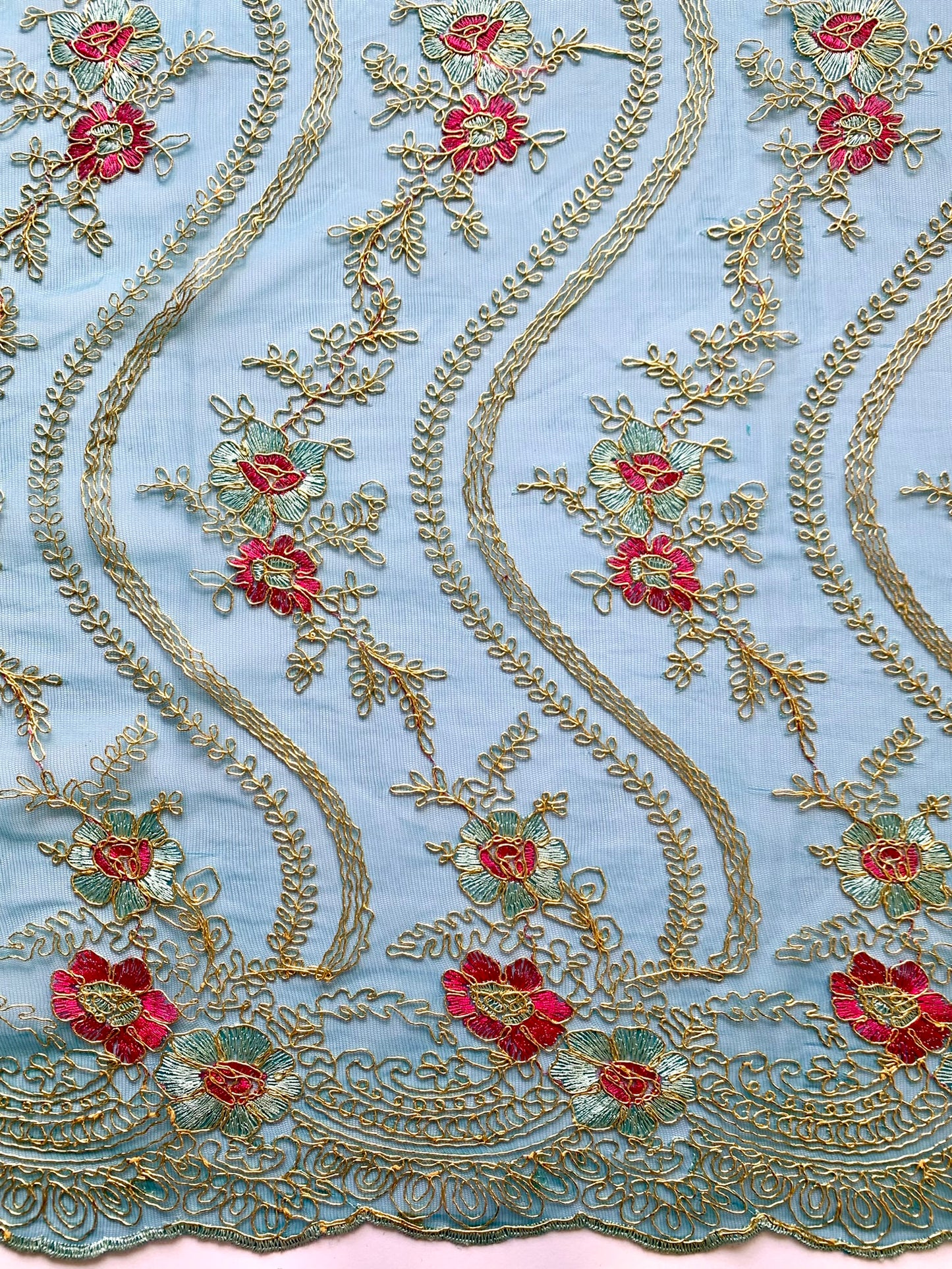 Audrey Lace -Teal