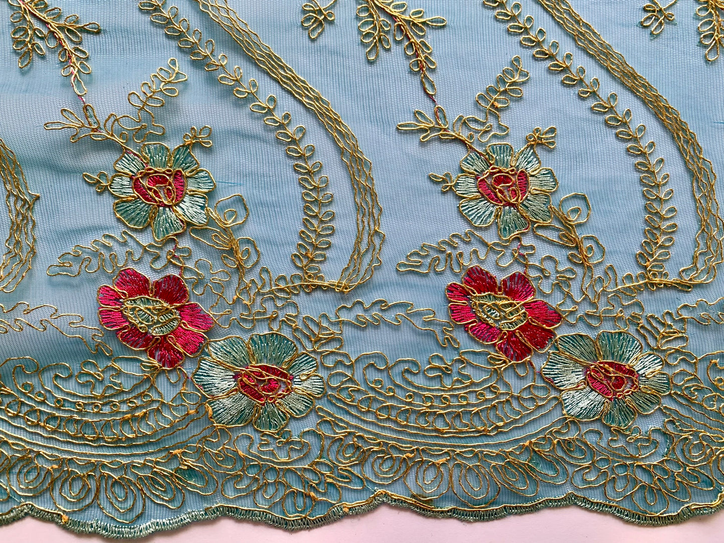 Audrey Lace -Teal