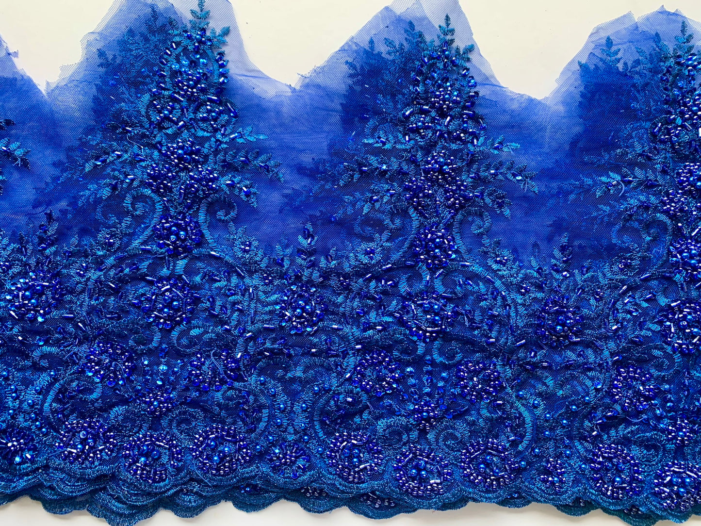 Sapphire Beaded Applique #1 - BL#20