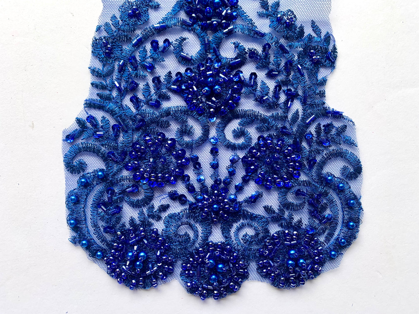Sapphire Beaded Applique #1 - BL#20