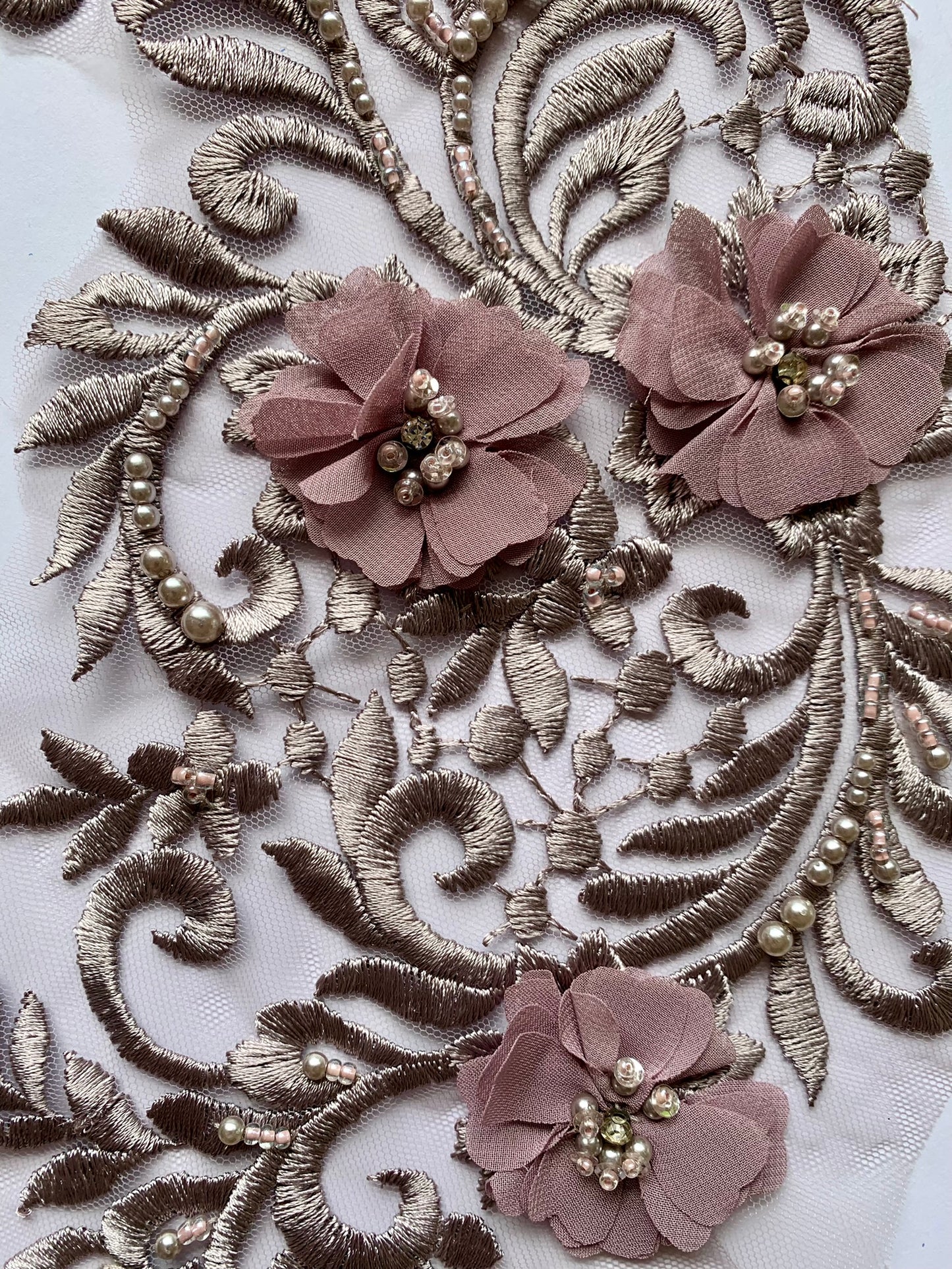Dusky Coffee Applique #2 - N3D#102