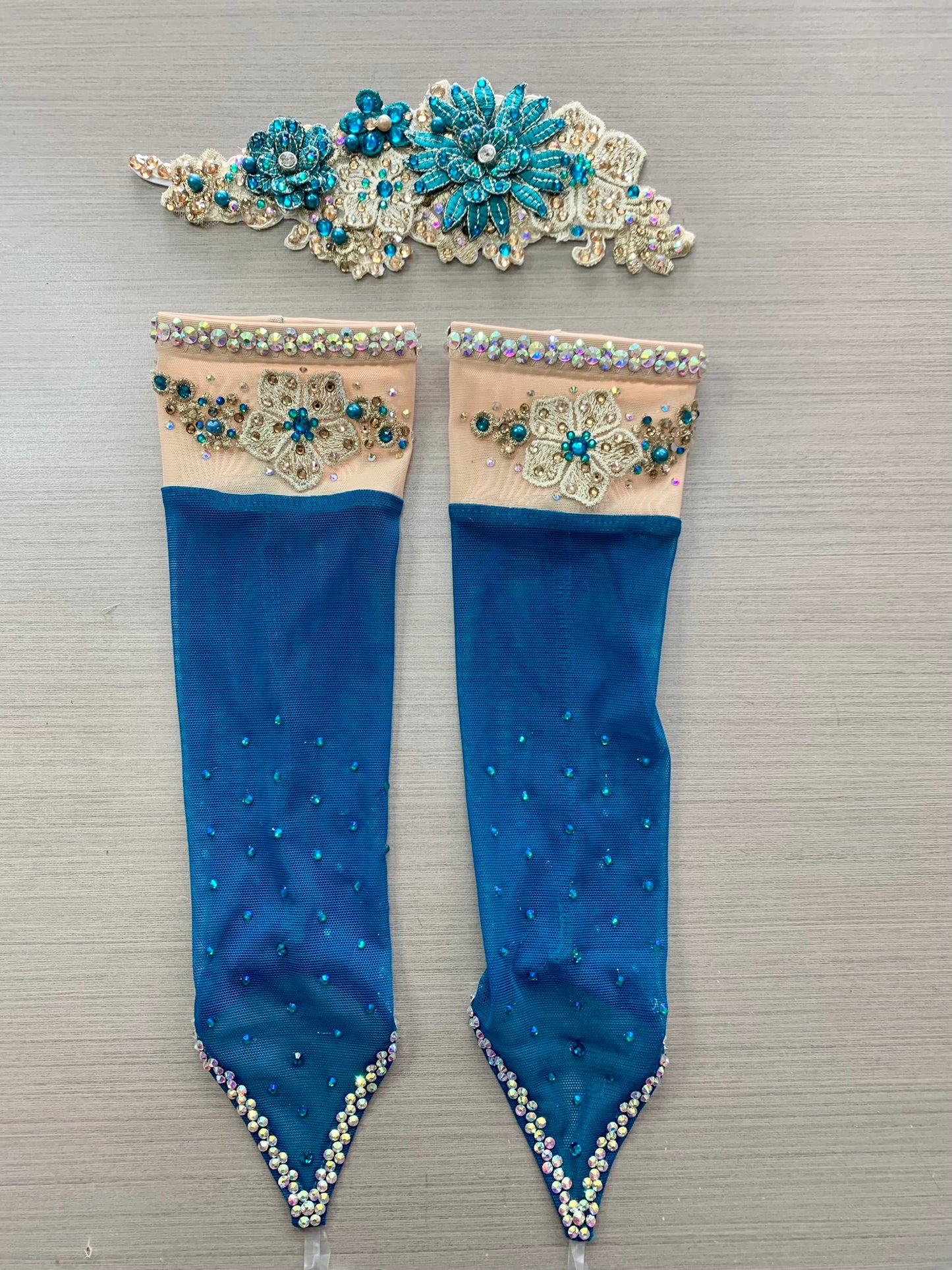 Teal Lyrical 2 piece size 8