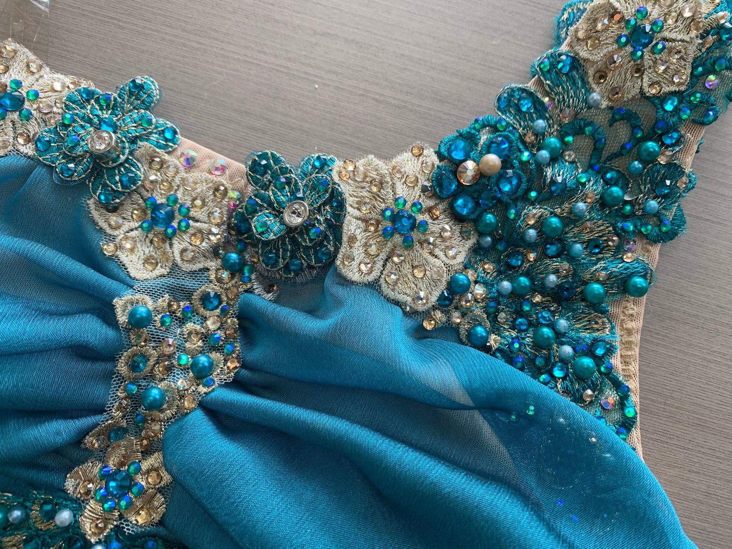 Teal Lyrical 2 piece size 8