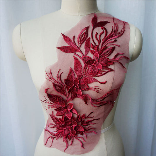 Large 3D Flower Applique - 3D#13 - 10 Colours