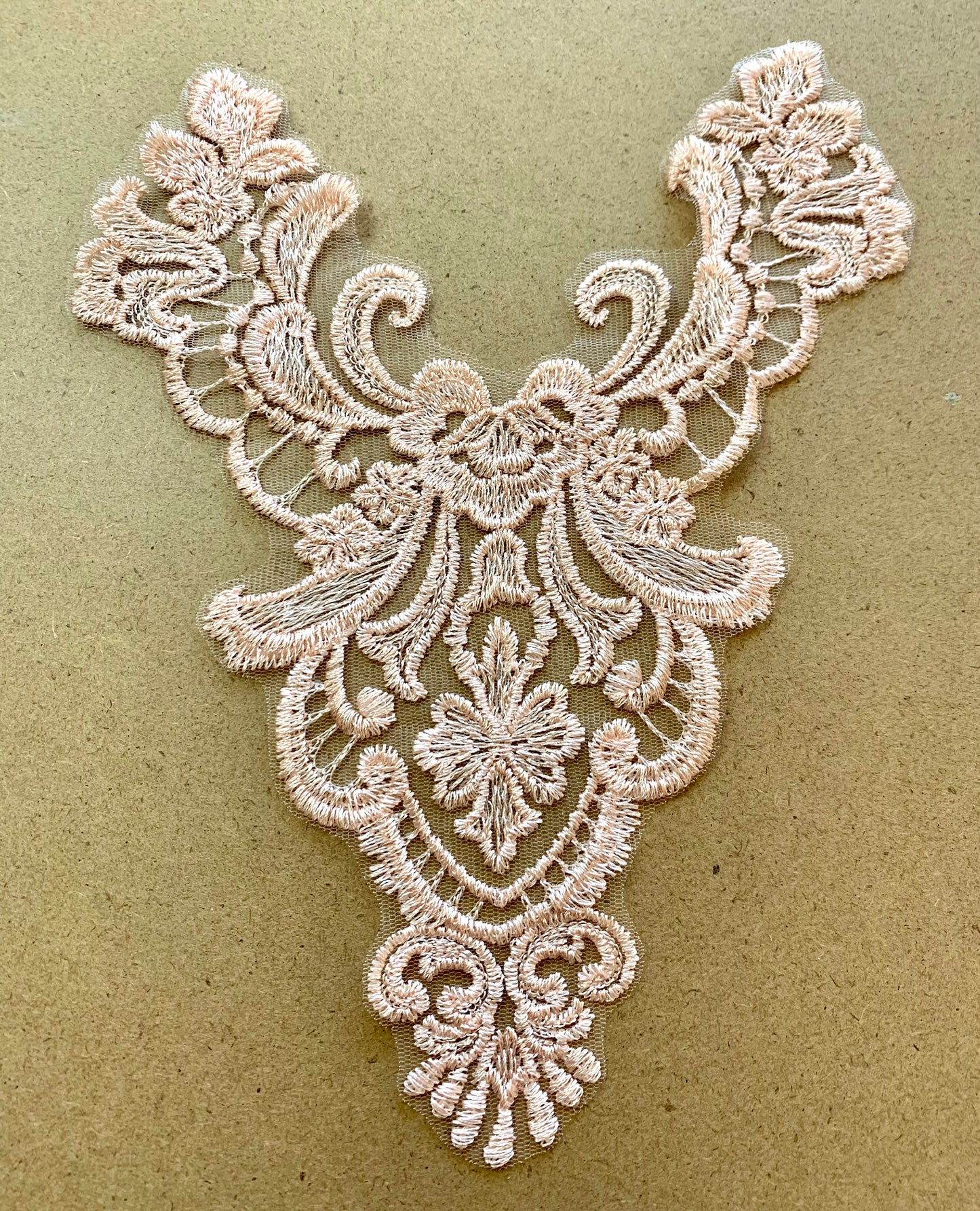 Embroidered Lace Applique #1 - 11 Colours