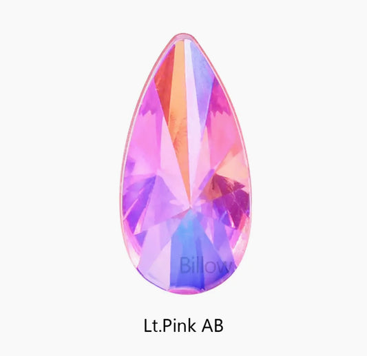 Teardrop Acrylic - Light Rose AB