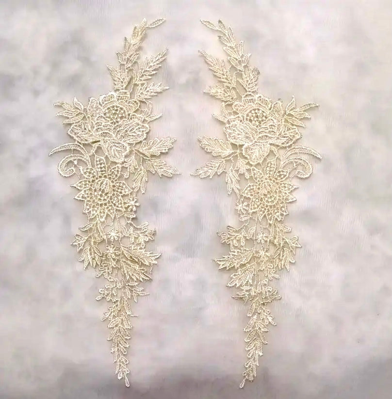 Vintage Pastel Applique Med - LA#3A- 7 Colours