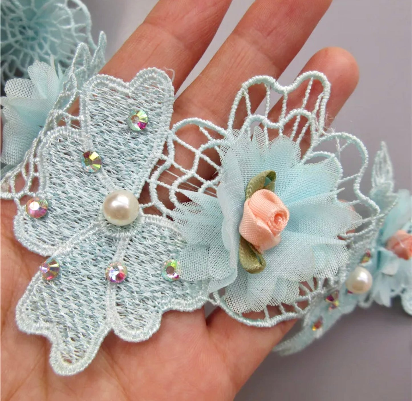 Blue Flower Trim #BL1