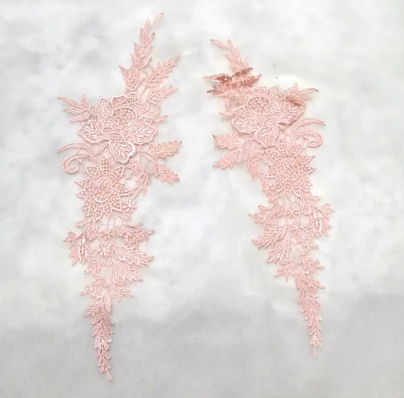 Vintage Pastel Applique Med - LA#3A- 7 Colours