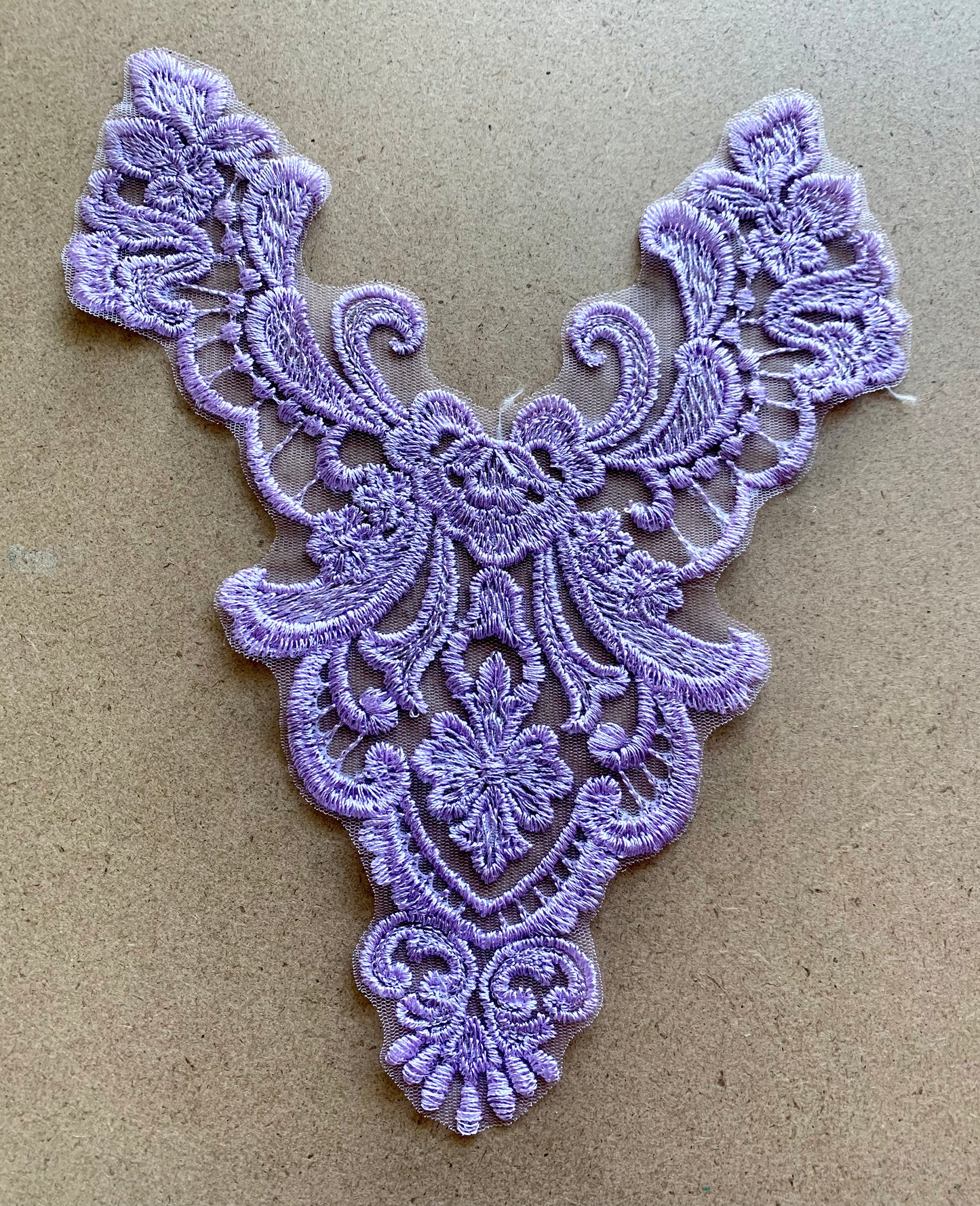 Embroidered Lace Applique #1 - 11 Colours