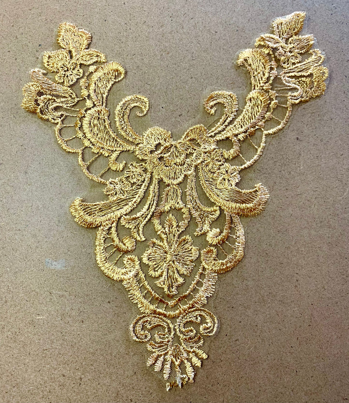 Embroidered Lace Applique #1 - 11 Colours