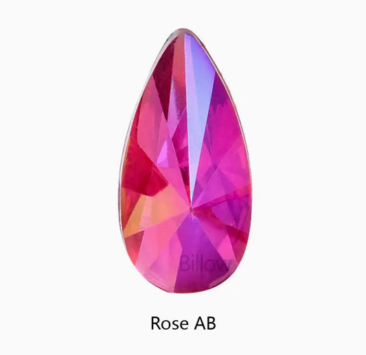 Teardrop Acrylic - Rose AB