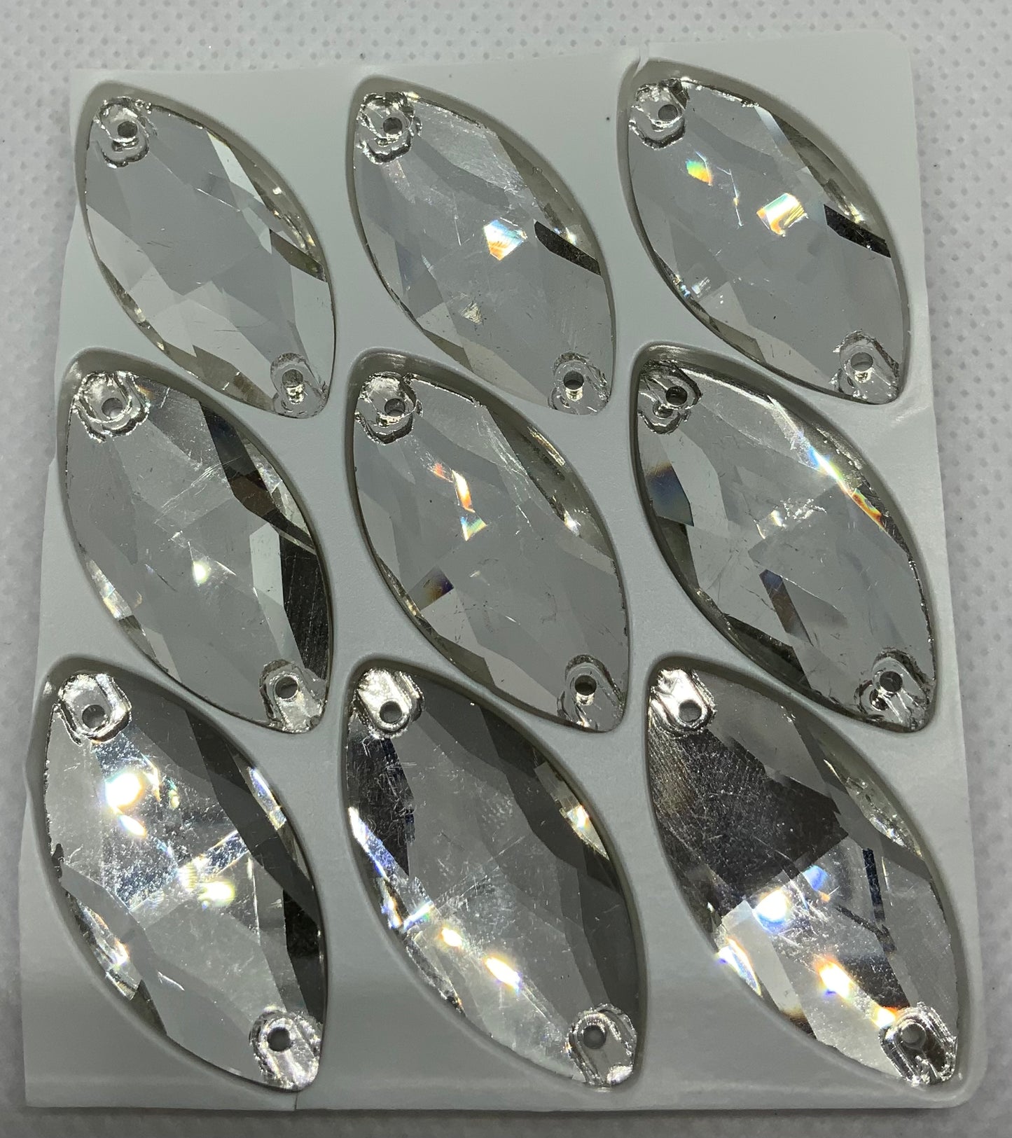 5A Navette Clear Crystal
