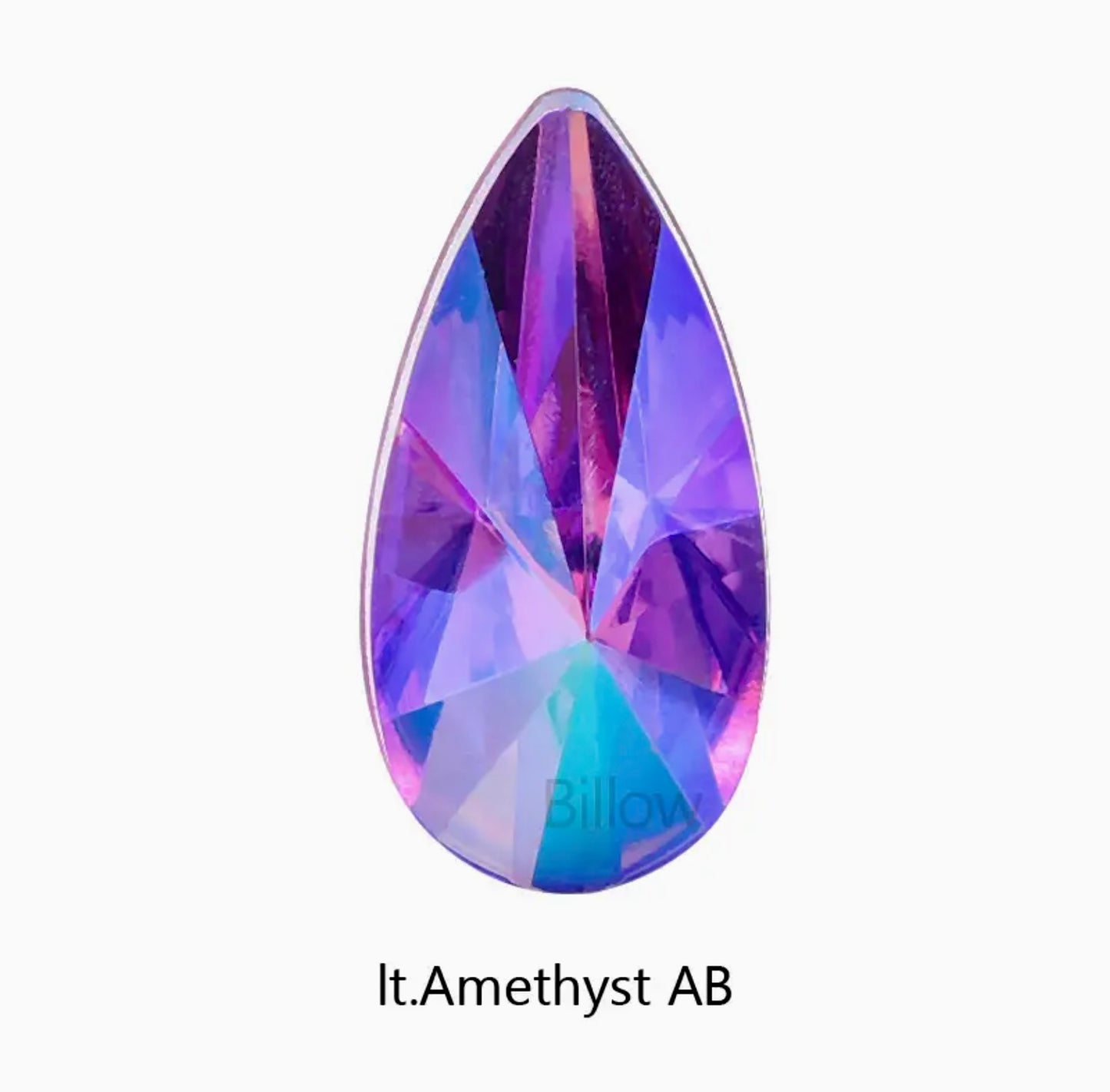Teardrop Acrylic - LT Amethyst AB