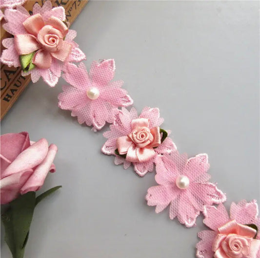 Pink Flower Trim #PFL1