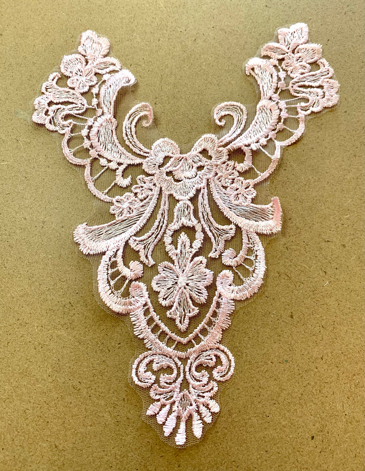 Embroidered Lace Applique #1 - 11 Colours