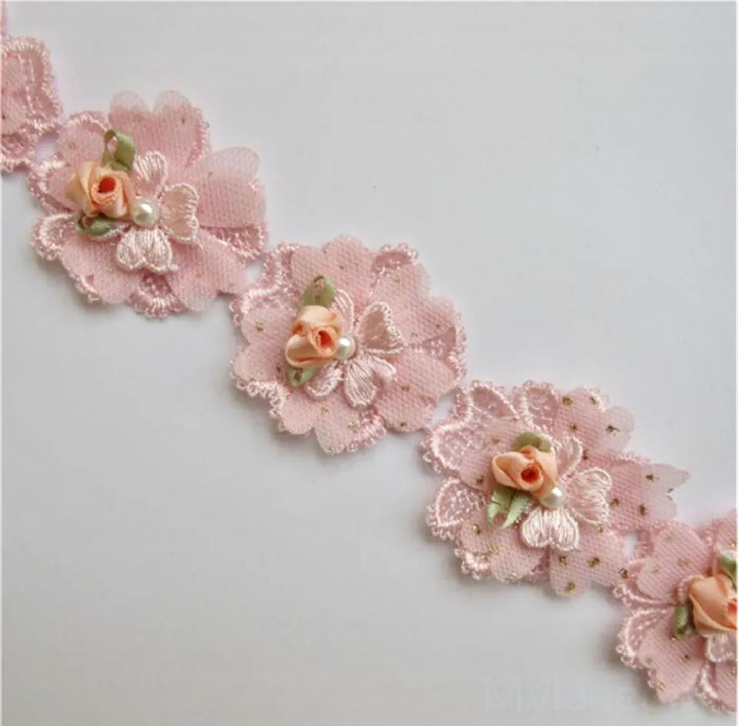 Pink Flower Trim #AP2