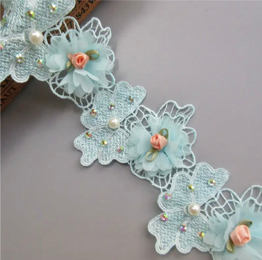 Blue Flower Trim #BL1