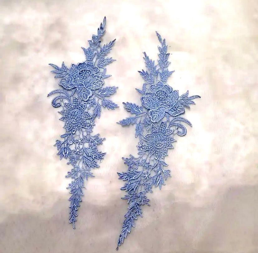 Vintage Pastel Applique Med - LA#3A- 7 Colours