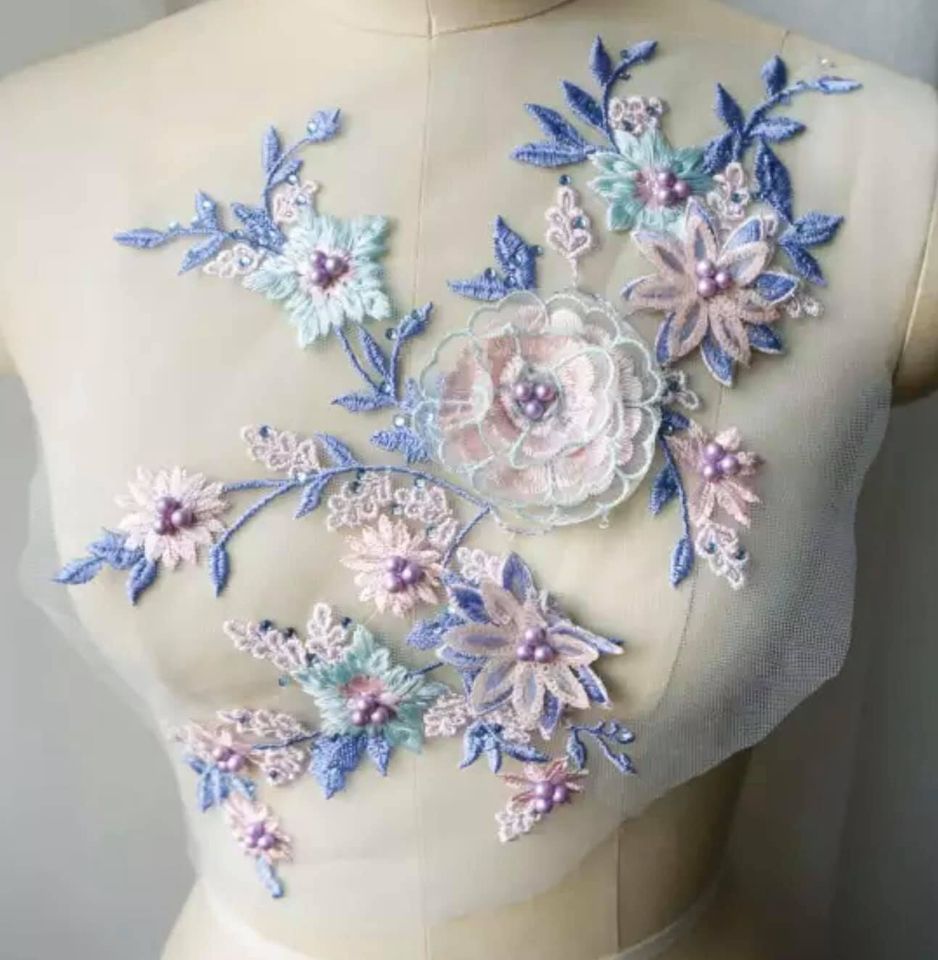 Large 3D Flowers -3D#4 - 6 Colours