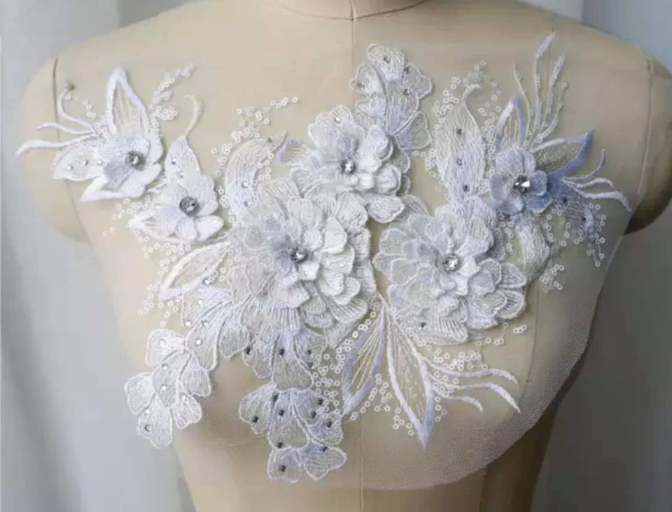 3D Flowers with Metallic Thread #10 - 7 Colours