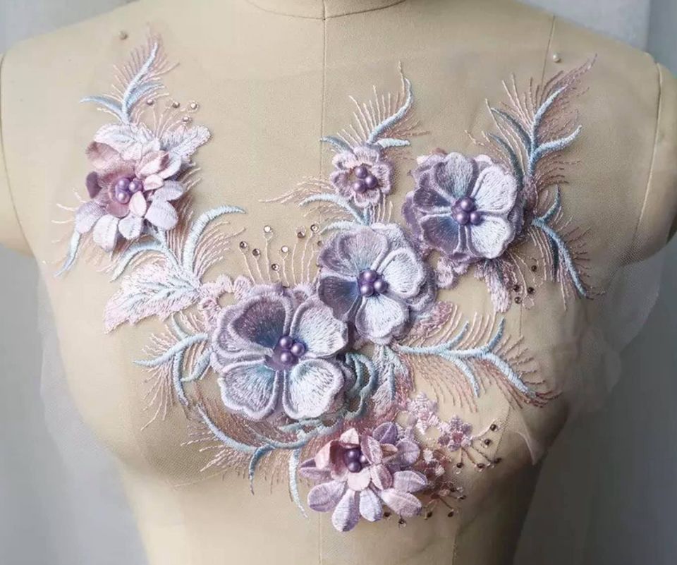 3D Pastel Flowers #6 - 3 Colours