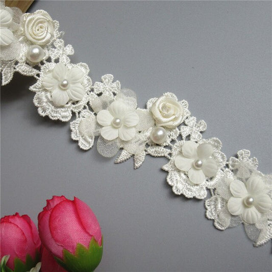 Pale Lemon Flower Trim-PLFT1