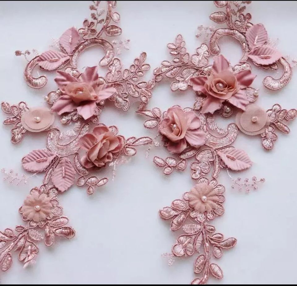 Medium 3D Flower Applique - 3D#34 -3 Colours