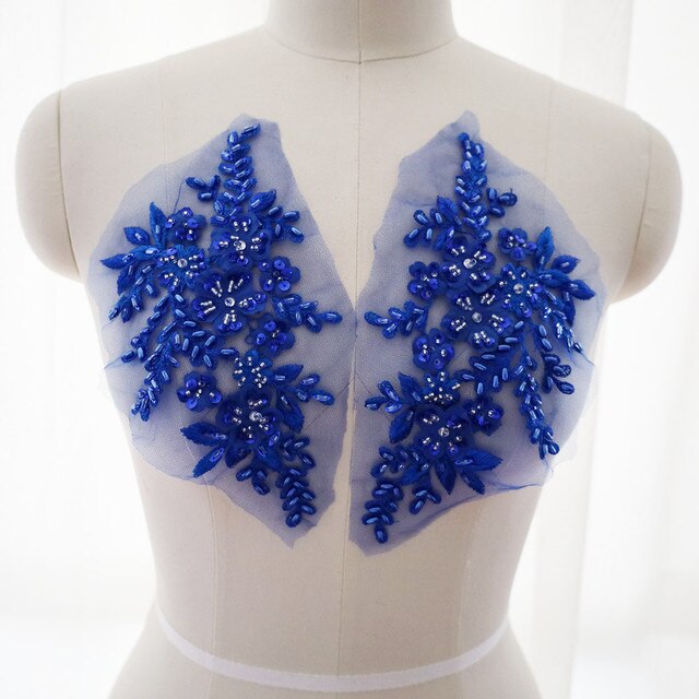 Beaded Flower Applique #4