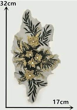 Medium Metallic Applique #1 - 3D#44 - 6 colours