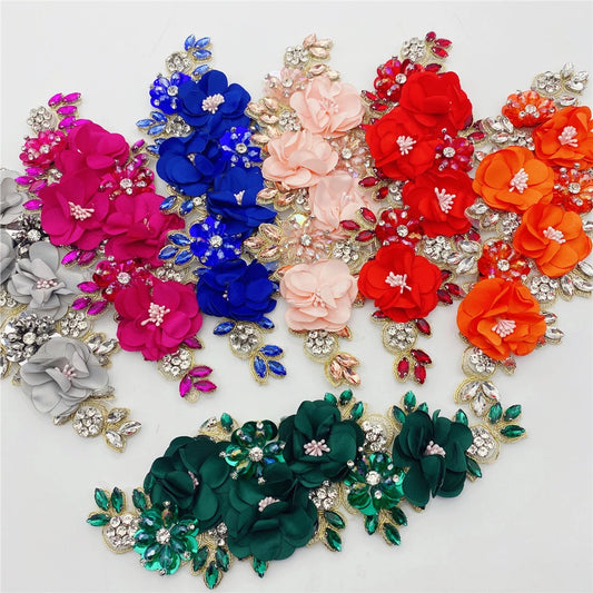 Exquisite Flower Appliques #1 - 11 Colours