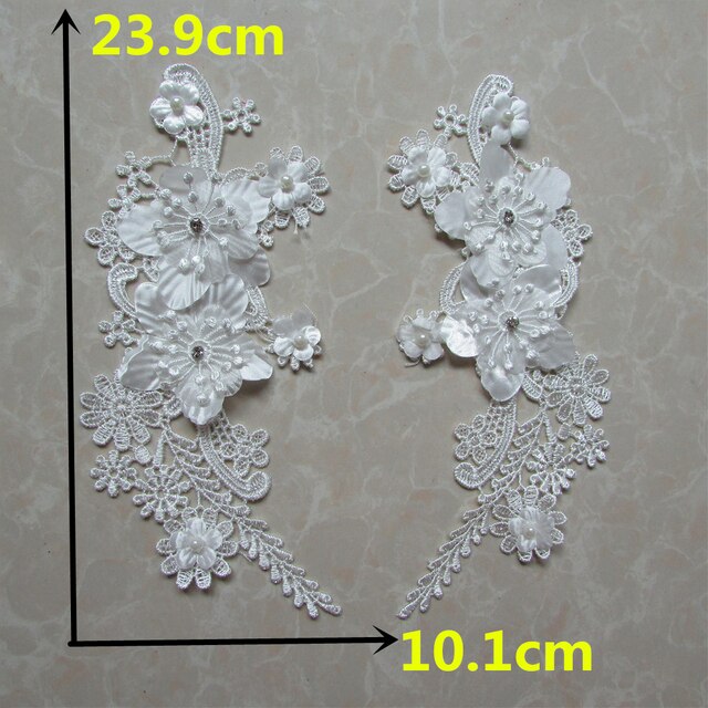 3D White Flowers #2 SML - 3D#72