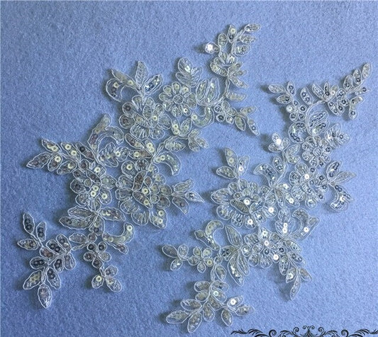 Cream Sequin Applique