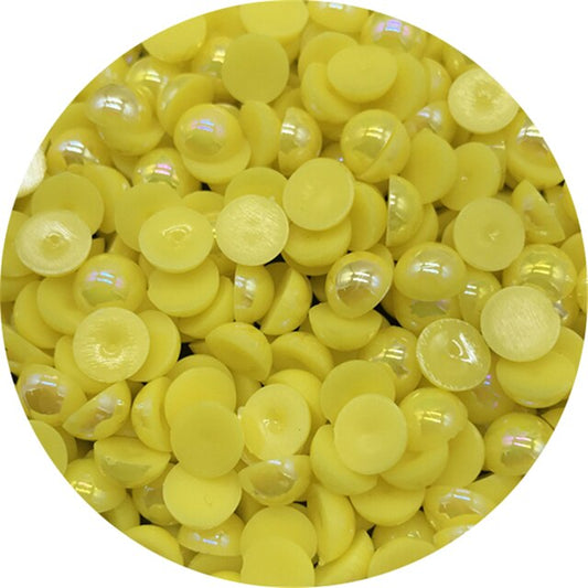 Yellow AB - 1/2 Pearls