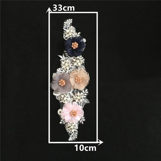 Exquisite Flower Appliques #1 - 11 Colours