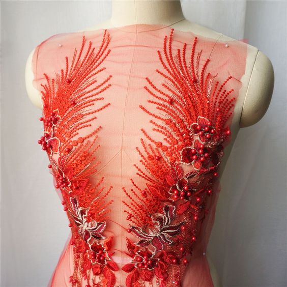 Very Large Applique Piece #1 - 8 Colours