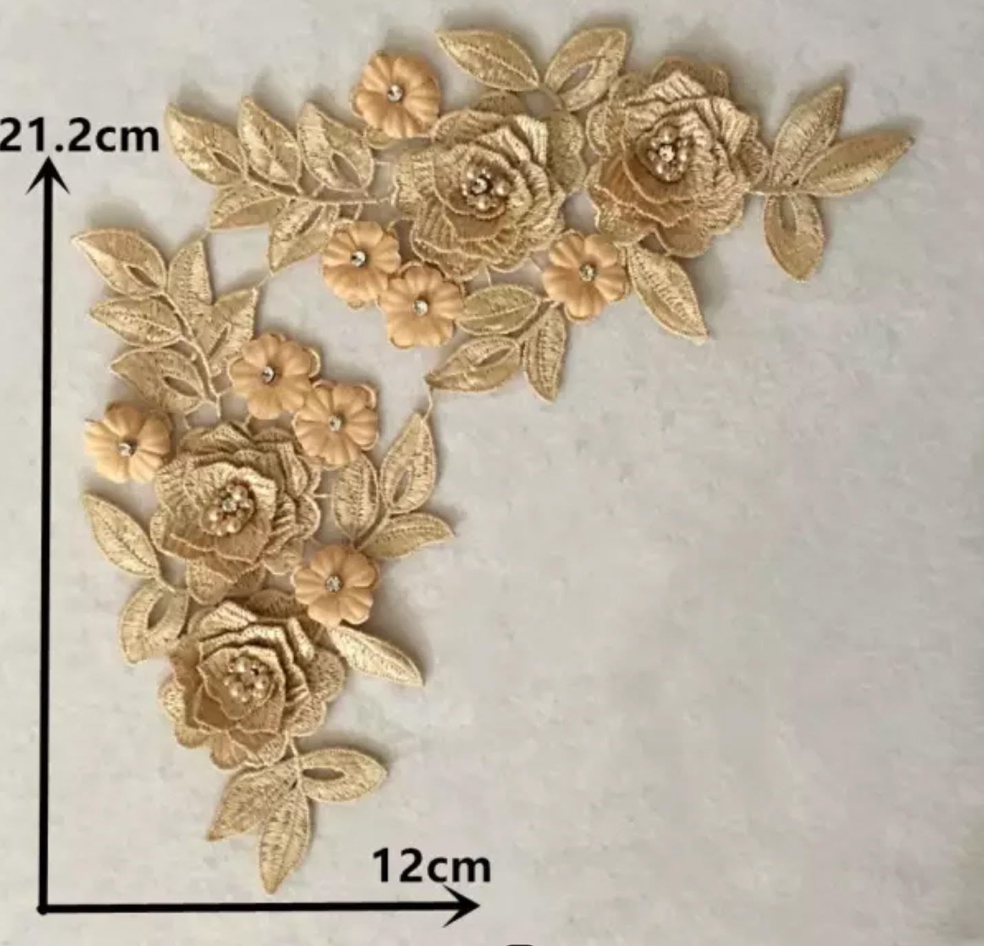 Medium Flowers and Pearls #1 -3D#36- 5 Colours