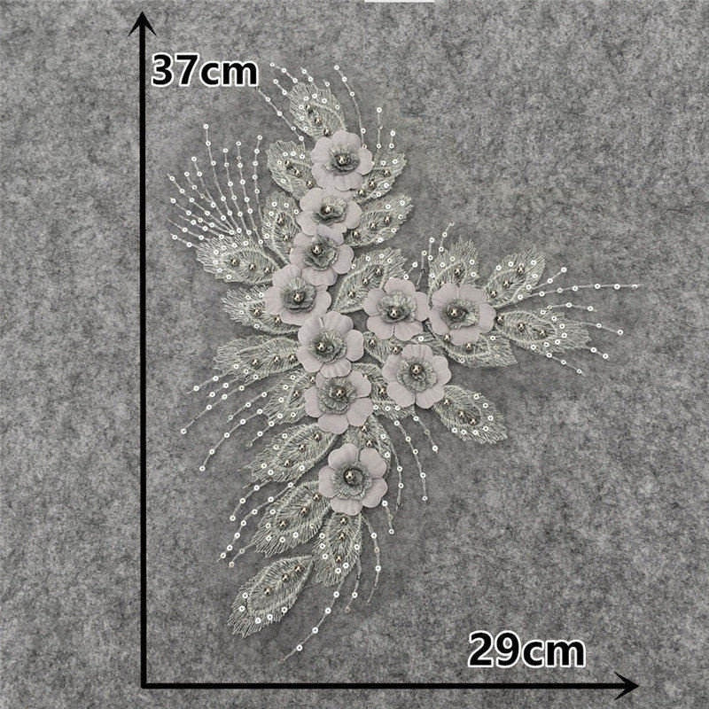 Large 3D Flower Applique - 3D#19 - 5 Colours