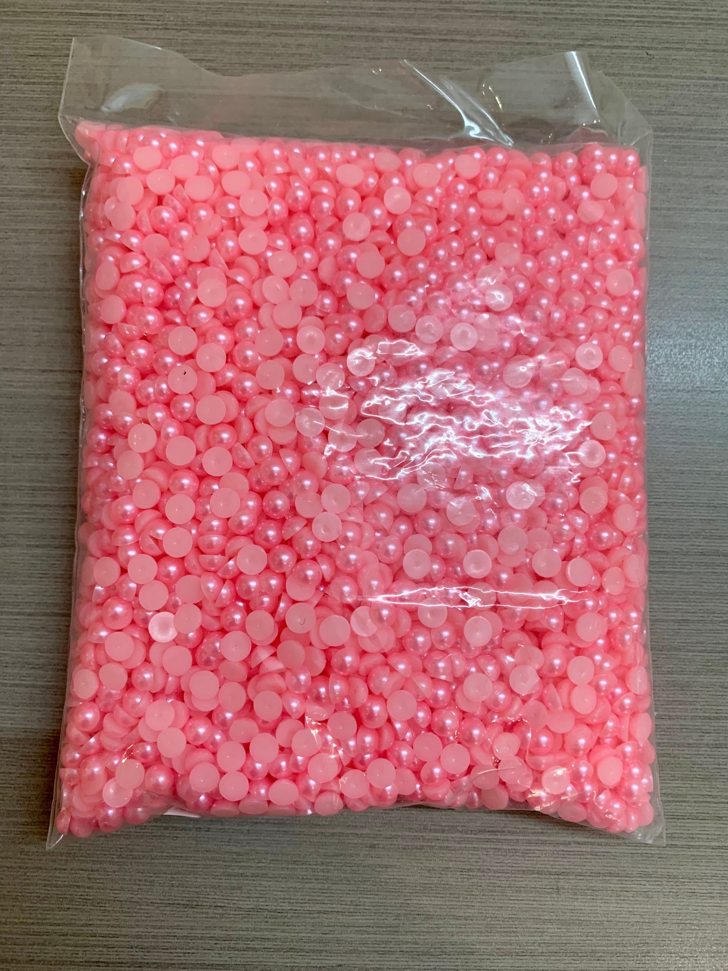 Coral Pink - 1/2 Pearls