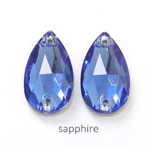 K9 Sapphire Teardrop