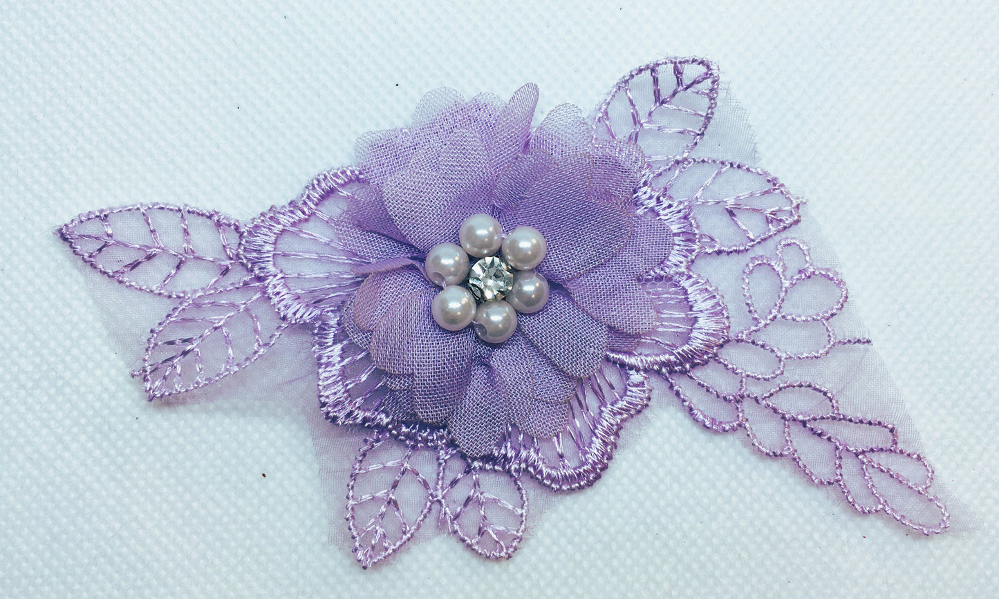 Delicate Flower Trim - 7 Colours-DF07