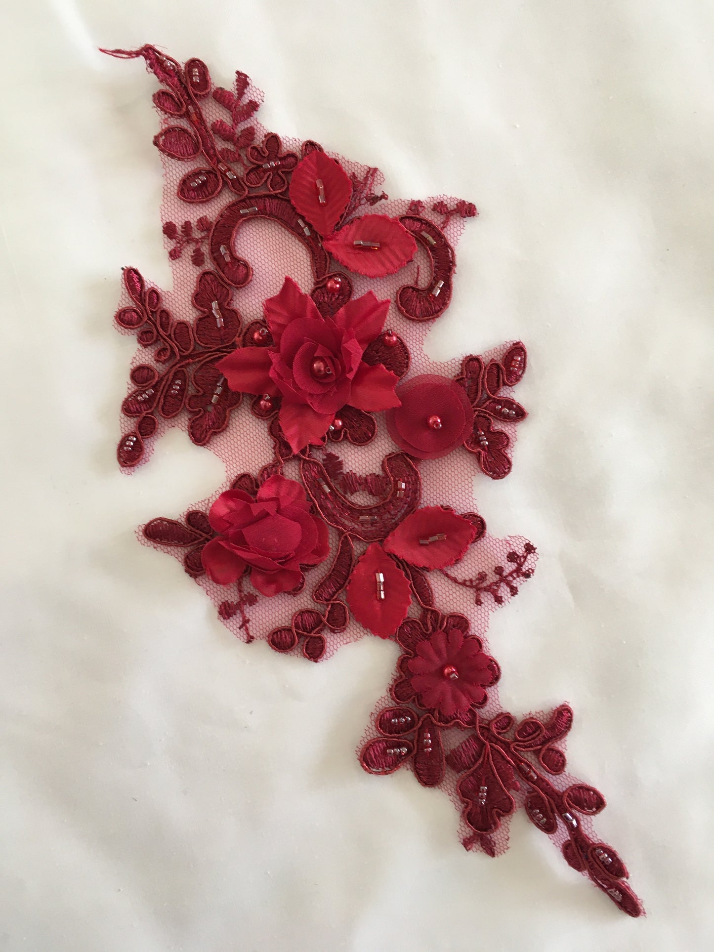 Medium 3D Flower Applique - 3D#34 -3 Colours
