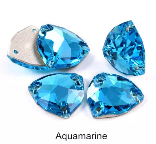 K9 Aquamarine Trilliant